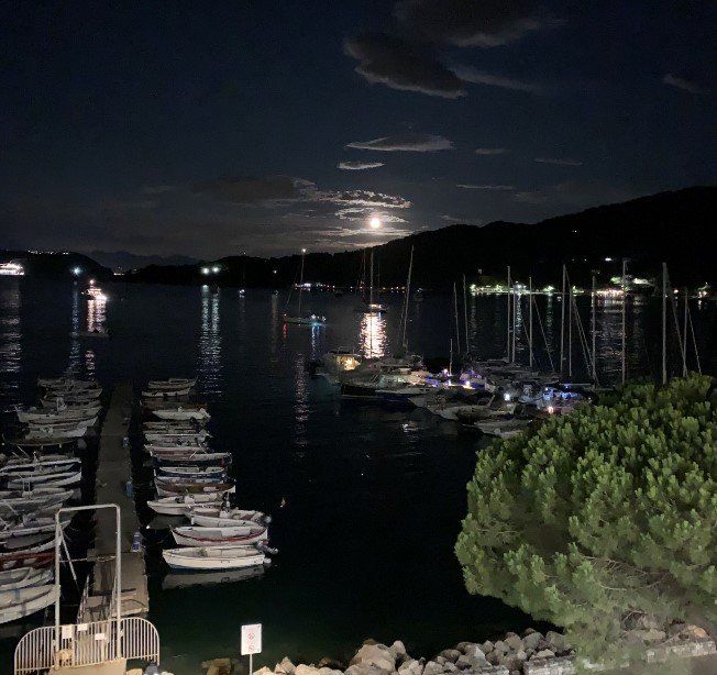 vista notturna Portovenere