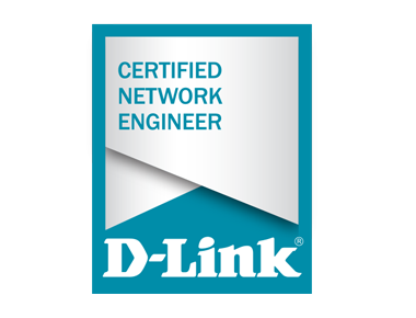 A certified network engineer logo for d-link