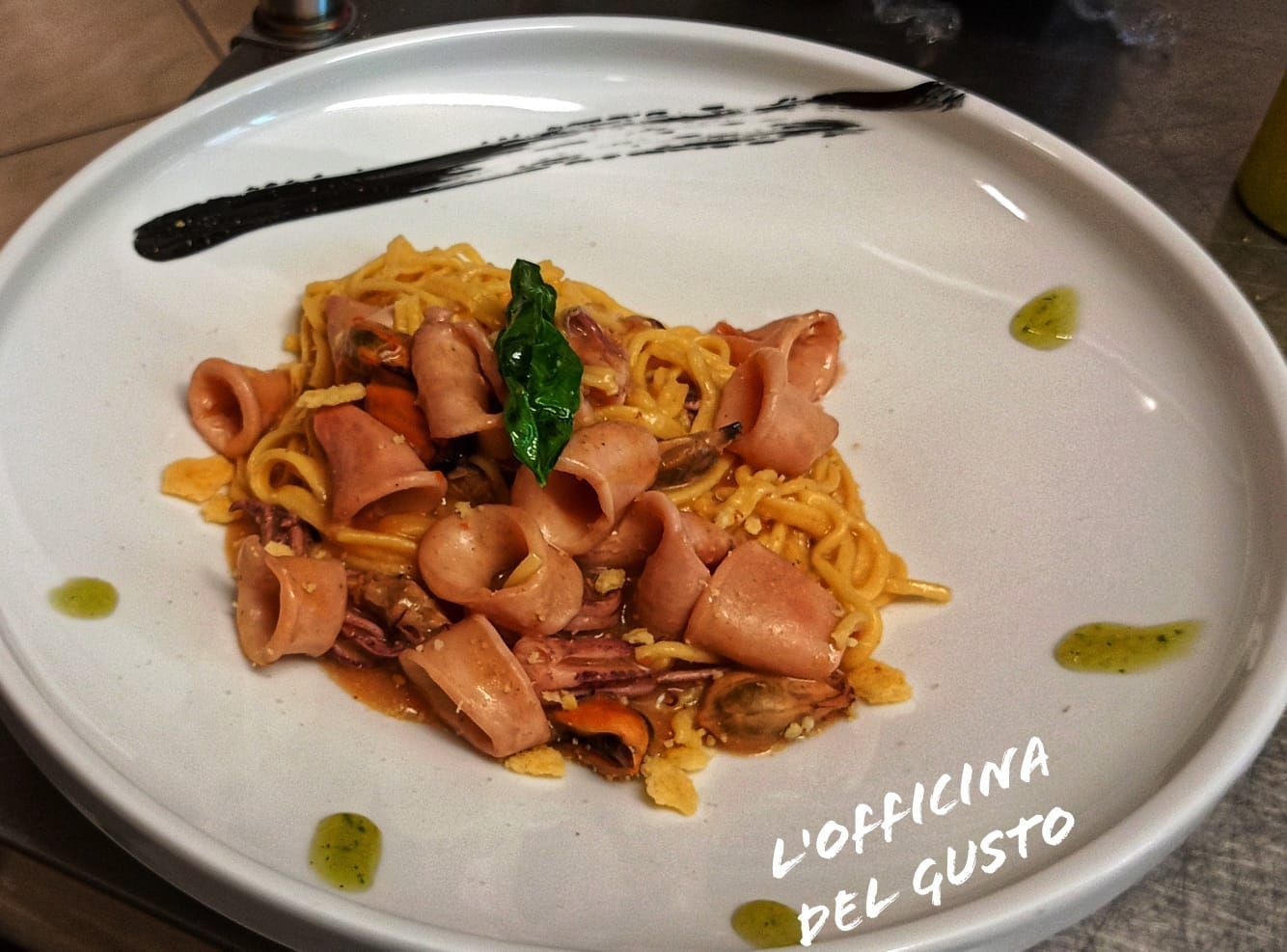 spaghetti e calamari