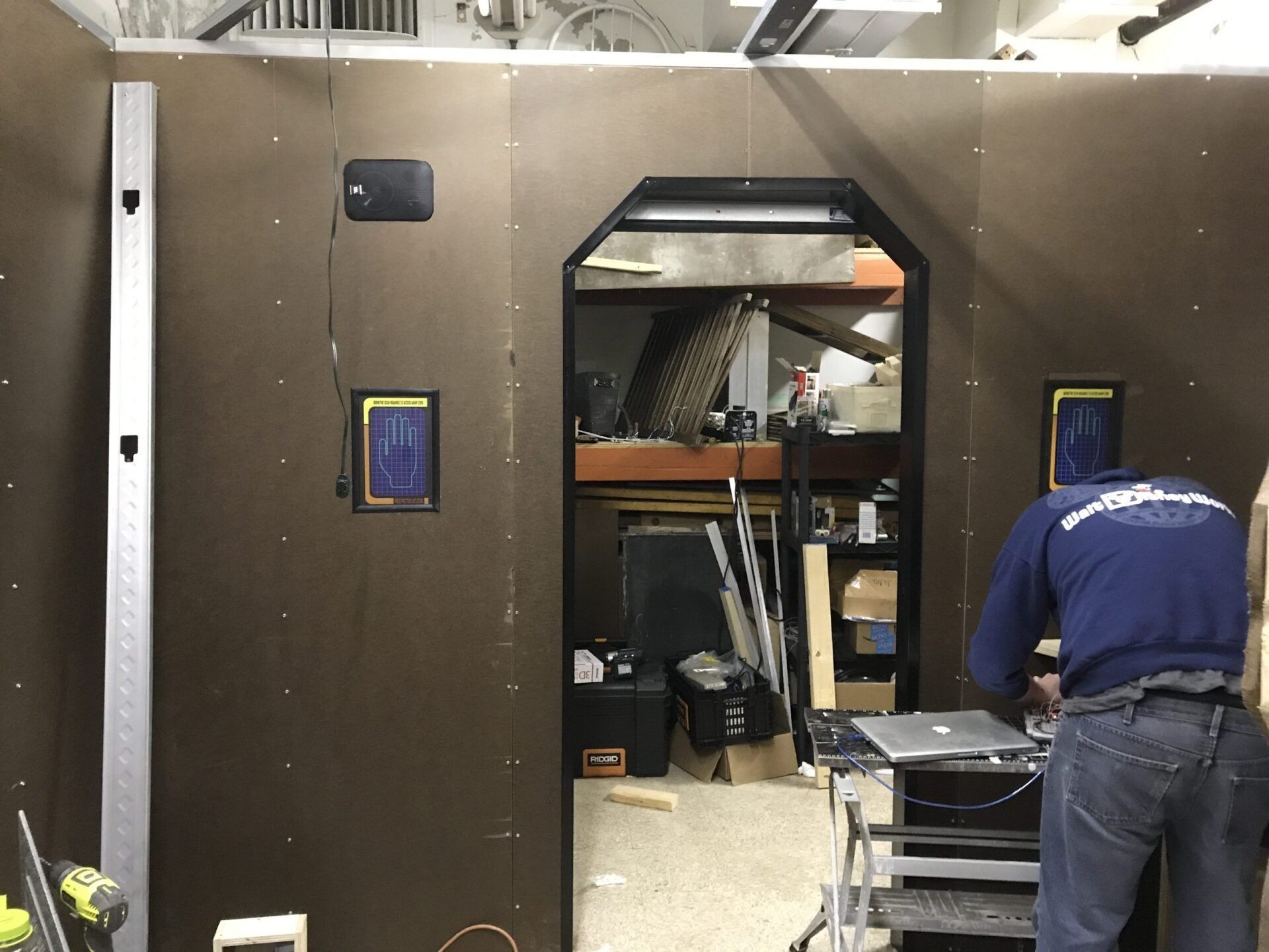 Starship Mechanic Door — Novi, MI — Five Senses Escape Room