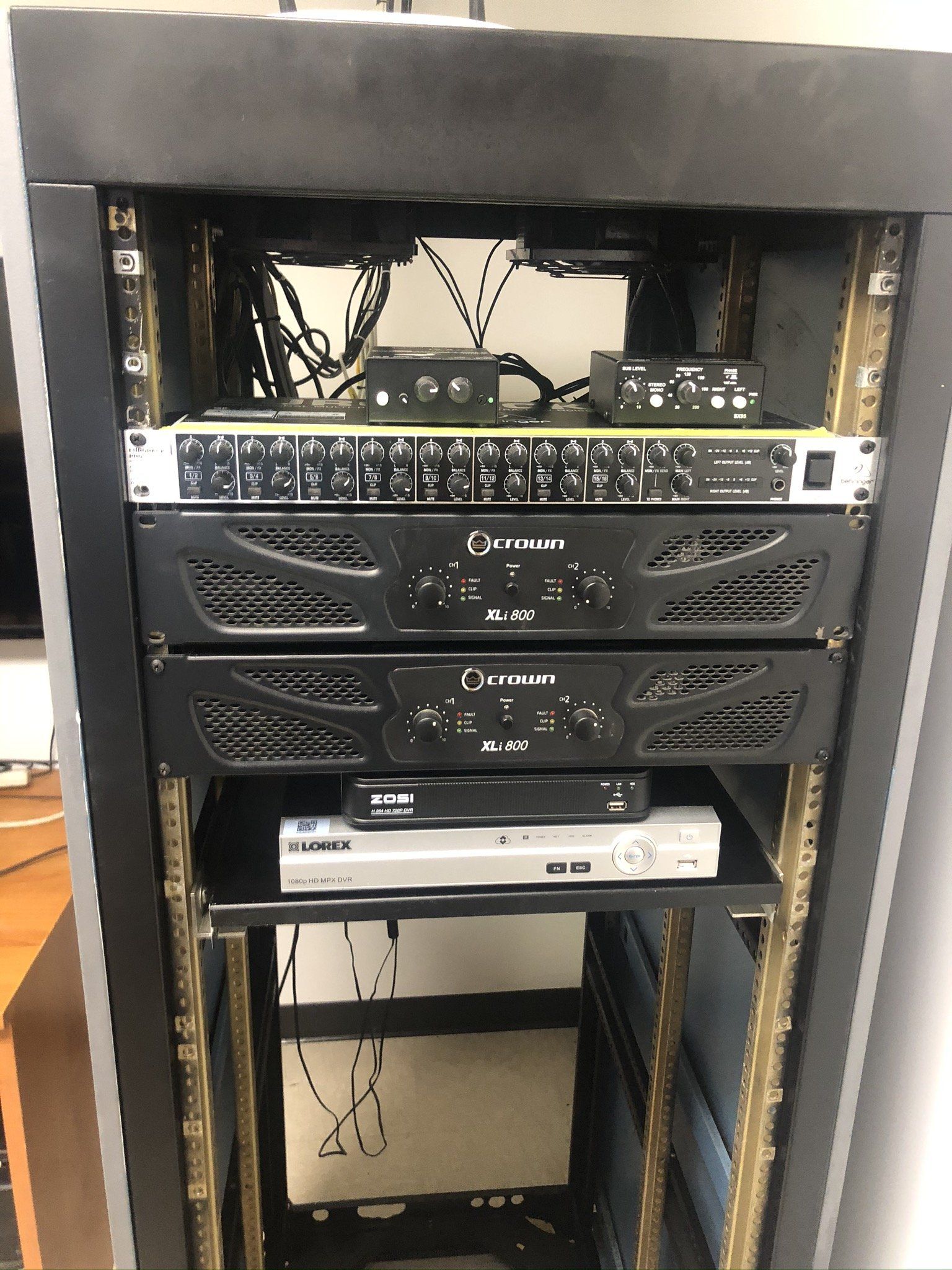 Sound System Panel — Novi, MI — Five Senses Escape Room