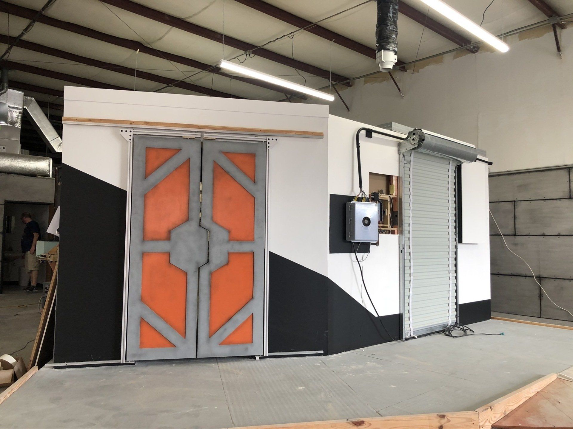 Starship Door Interior — Novi, MI — Five Senses Escape Room