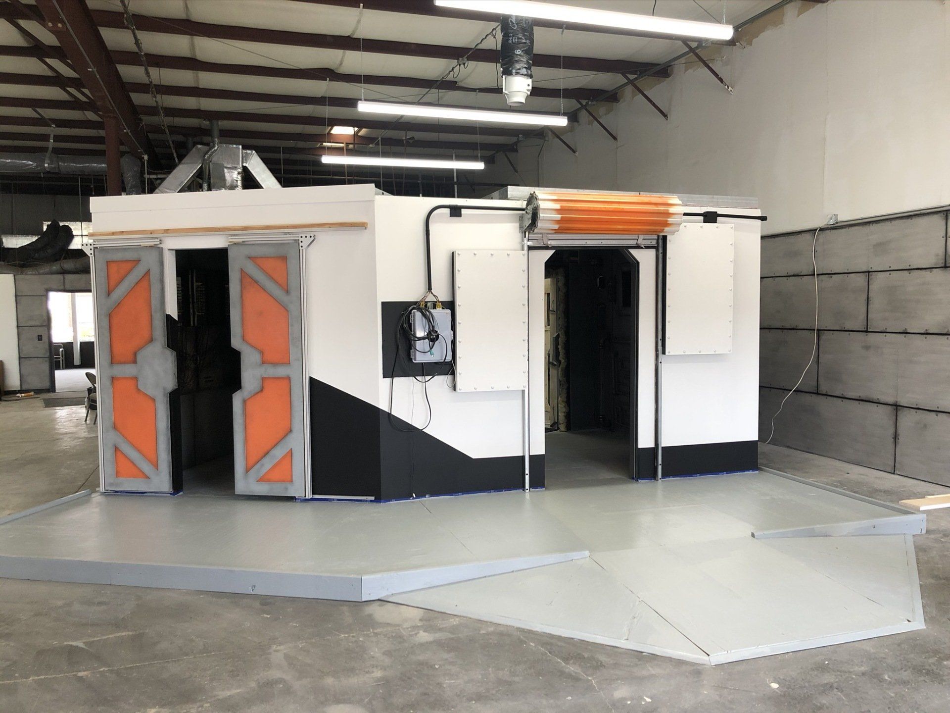Starship Door Interior Design — Novi, MI — Five Senses Escape Room