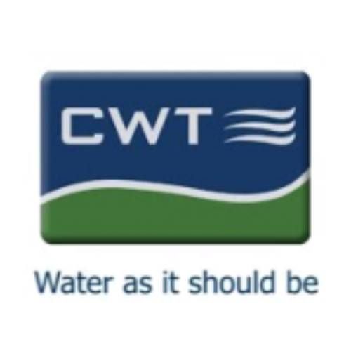Un logo cwt che dice l'acqua come dovrebbe essere