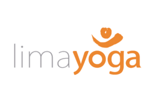 Un logotipo para un estudio de yoga llamado Lima Yoga.