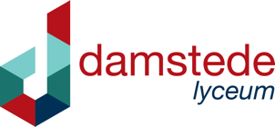 Logo van Damstede Lyceum. Een gestileerde