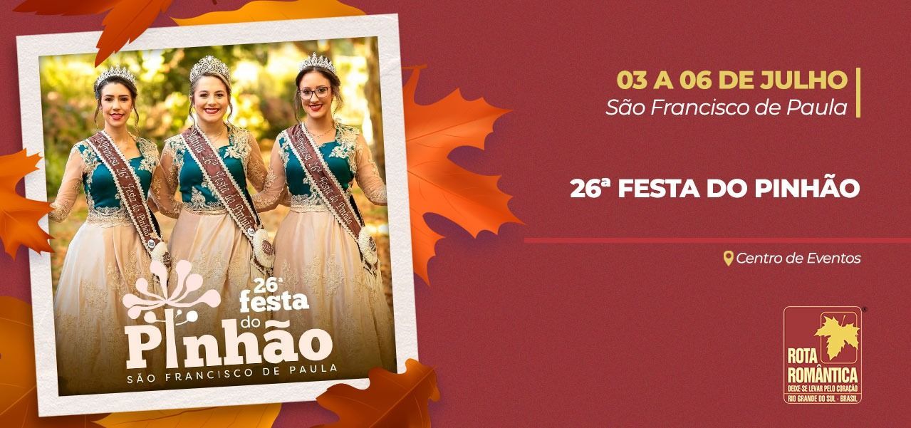 Festa do Pinhão de São Francisco de Paula começa dia 3 de julho