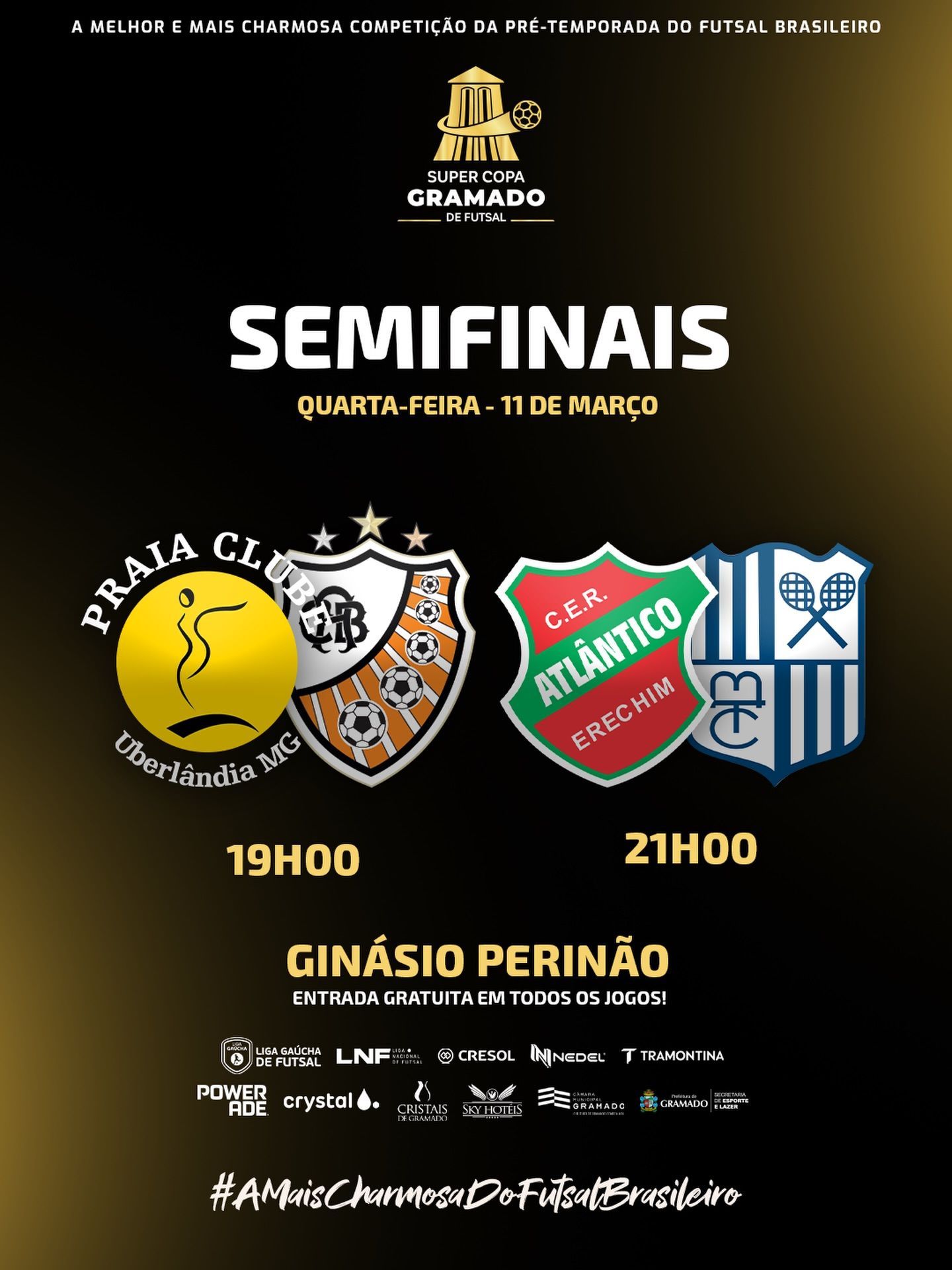 Semifinais definidas