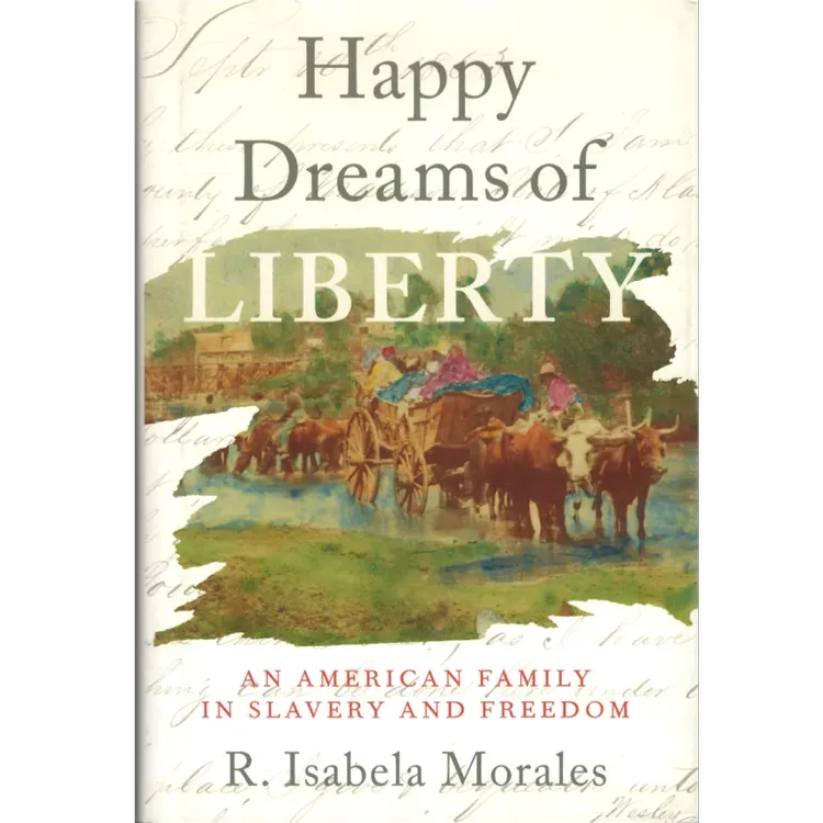 Book cover with watercolor of oxen, people, and the title 