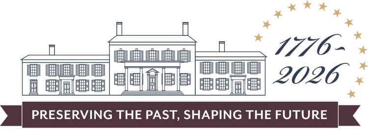 Logo with a building, dates 1776-2026, and banner reading