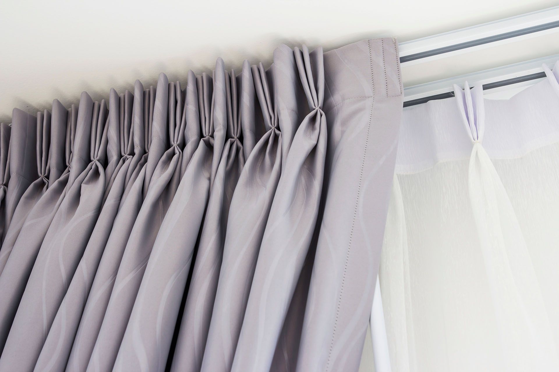 gray curtain