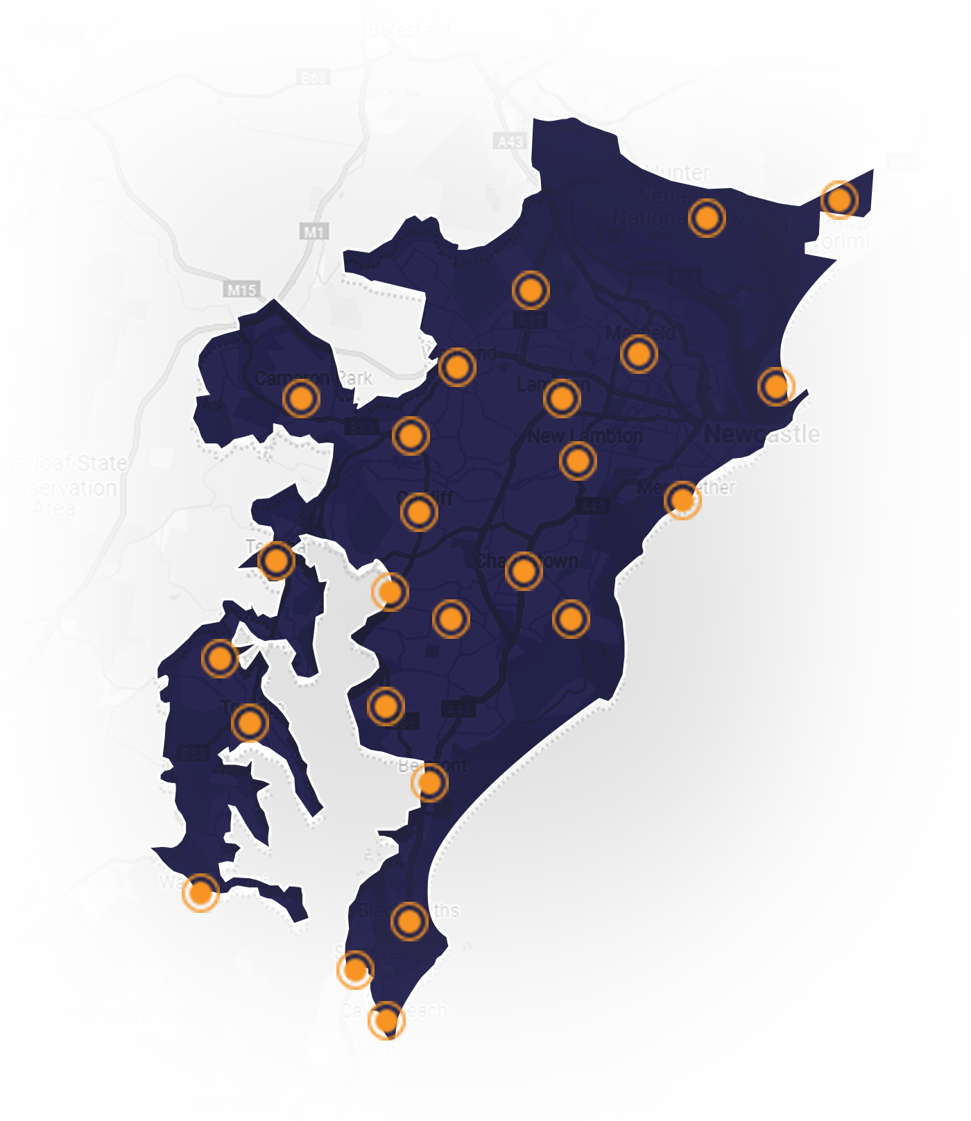 Wollongong Map