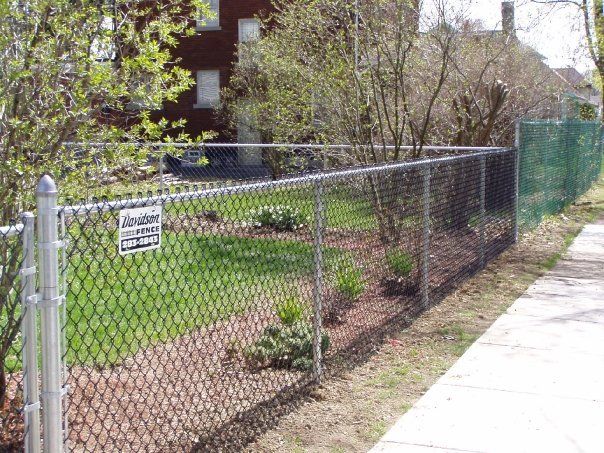 Chainlink fence installed by a fence company