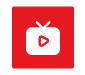 Red square with white TV icon; a play button is inside the TV. | Autobahn Performance Inc