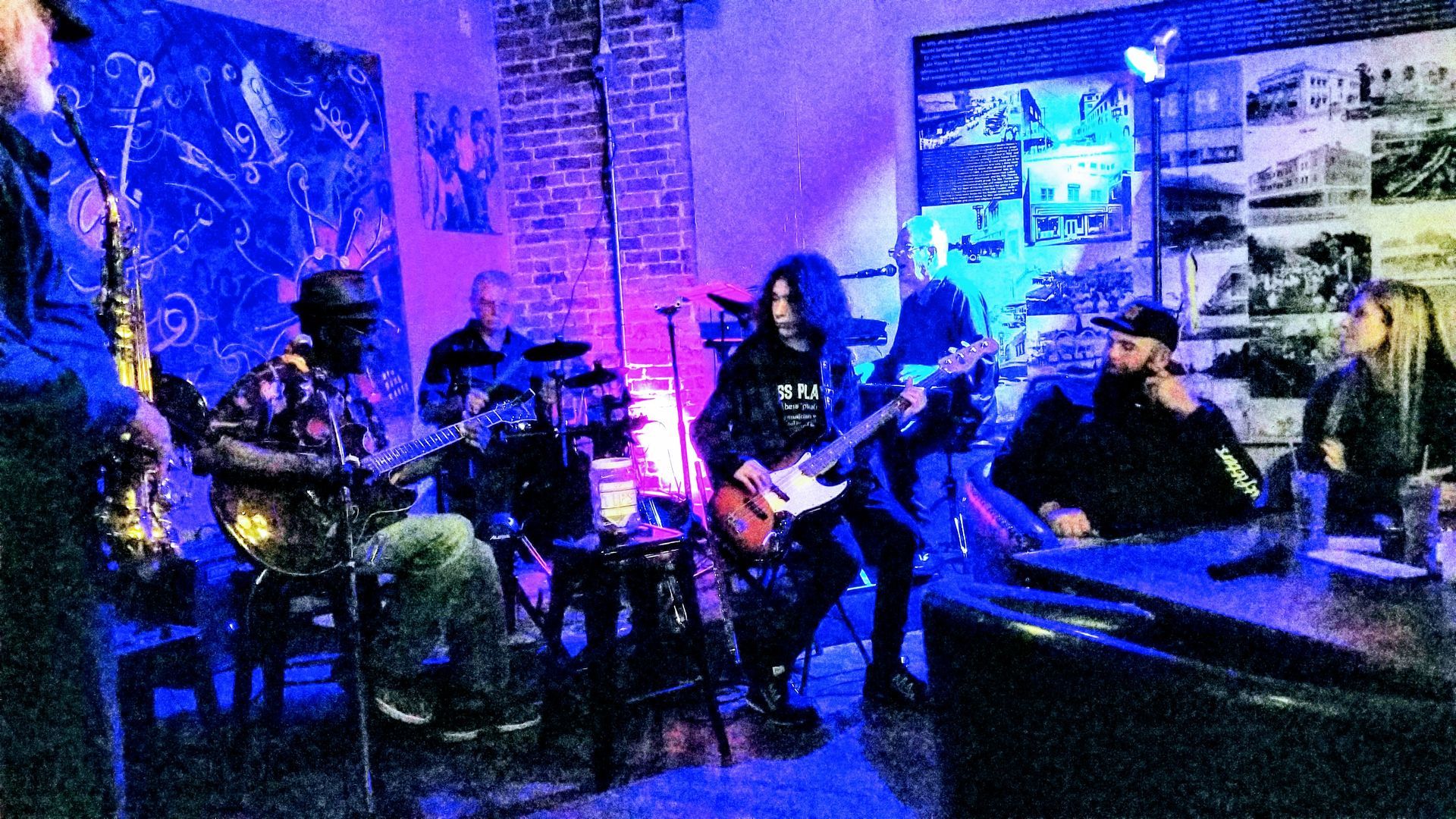 video of me playing in a blues band in Florida