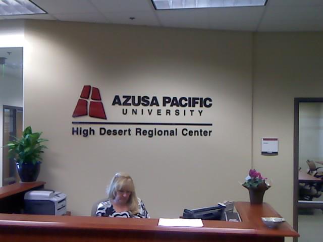 asusa pacific sign - sign shop in  Azusa, CA