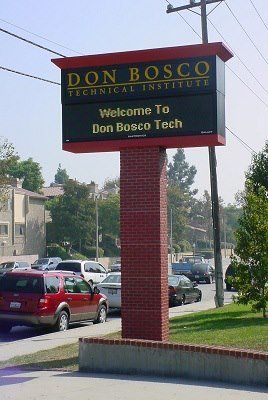 don bosco sign - sign shop in  Azusa, CA