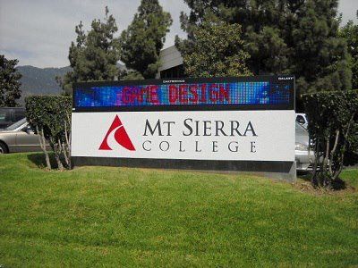 Mt sierra sign - sign shop in  Azusa, CA