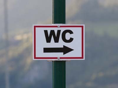 WC sign - sign shop in  Azusa, CA