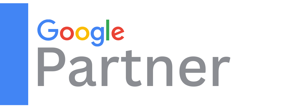 Google Partner logo with a blue vertical bar and the word
