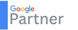 Google Partner logo with a blue vertical bar and the word 