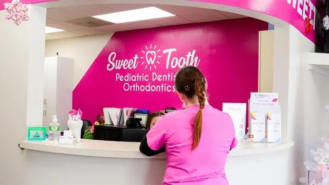 Sweet tooth pediatrics interior front office