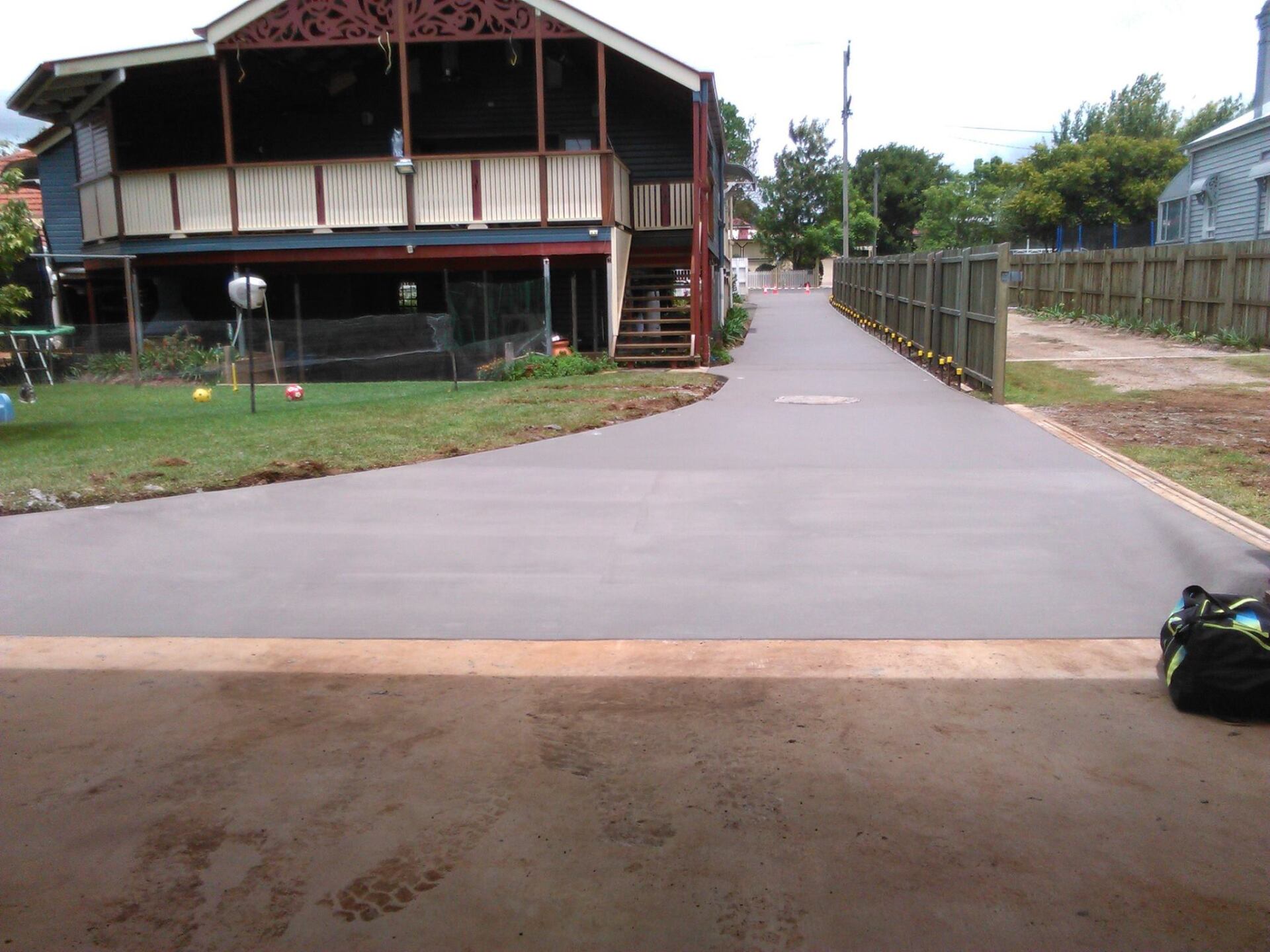 New concrete driveway installation in Toowoomba