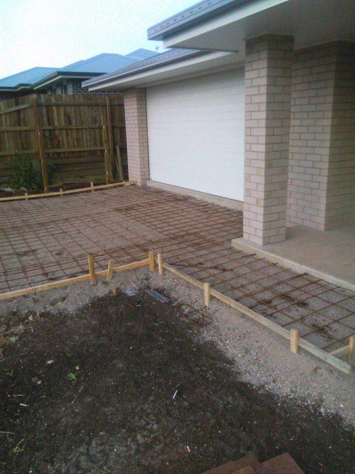 Concrete footing before pouring - Concrete footing and slabs Toowoomba, QLD