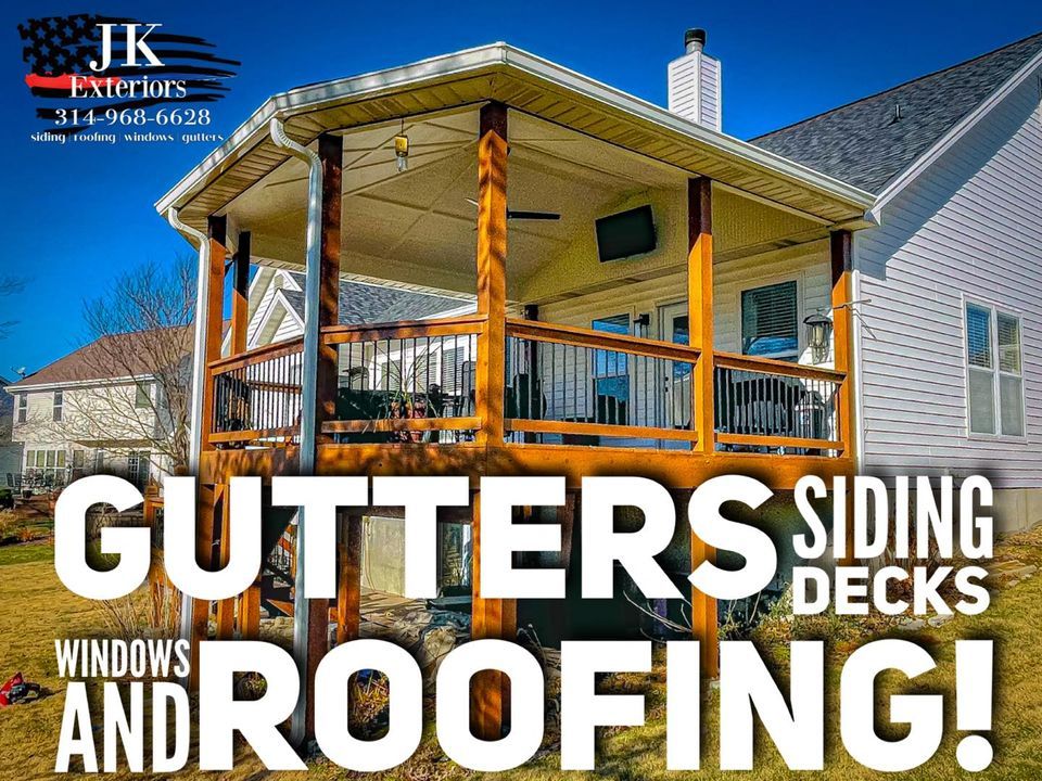 St. Charles, MO - Roofing, Siding, Gutters, Decks, and Windows - JK Exteriors