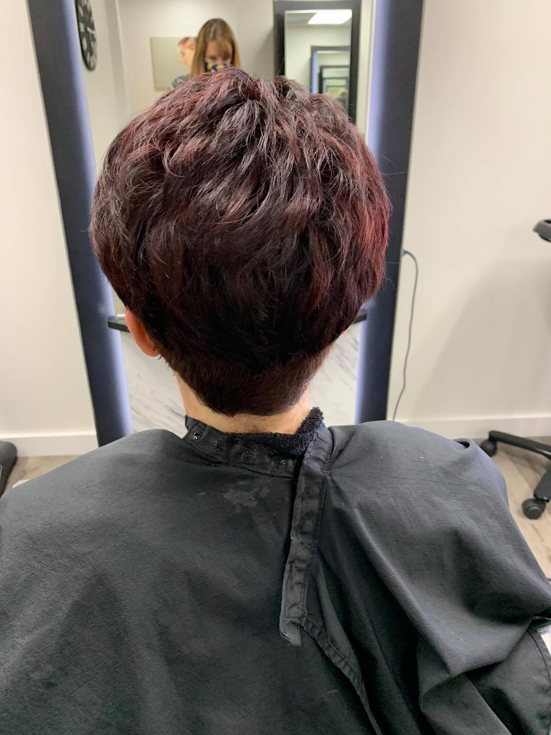 Short Hair with Red Color — Ephrata, PA — The Style Studio