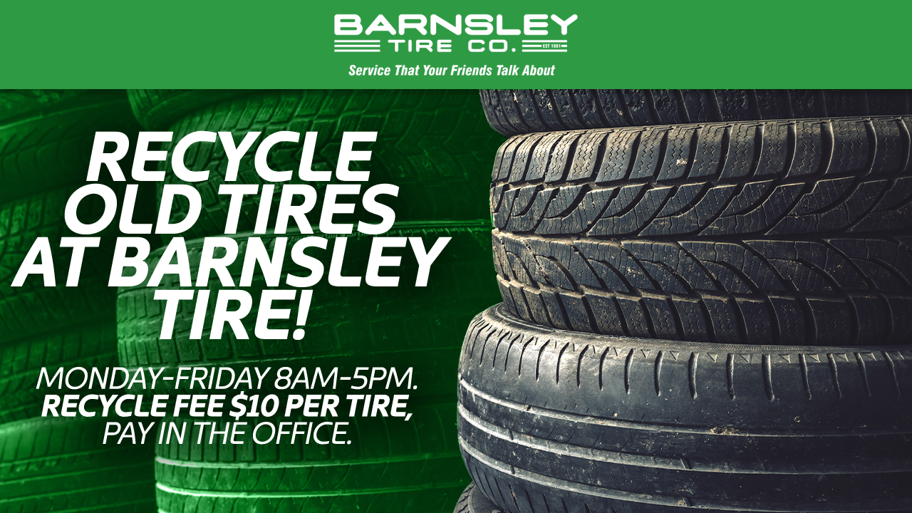 Tire Recycling at Barnsley Tire Co. in Boulder, CO