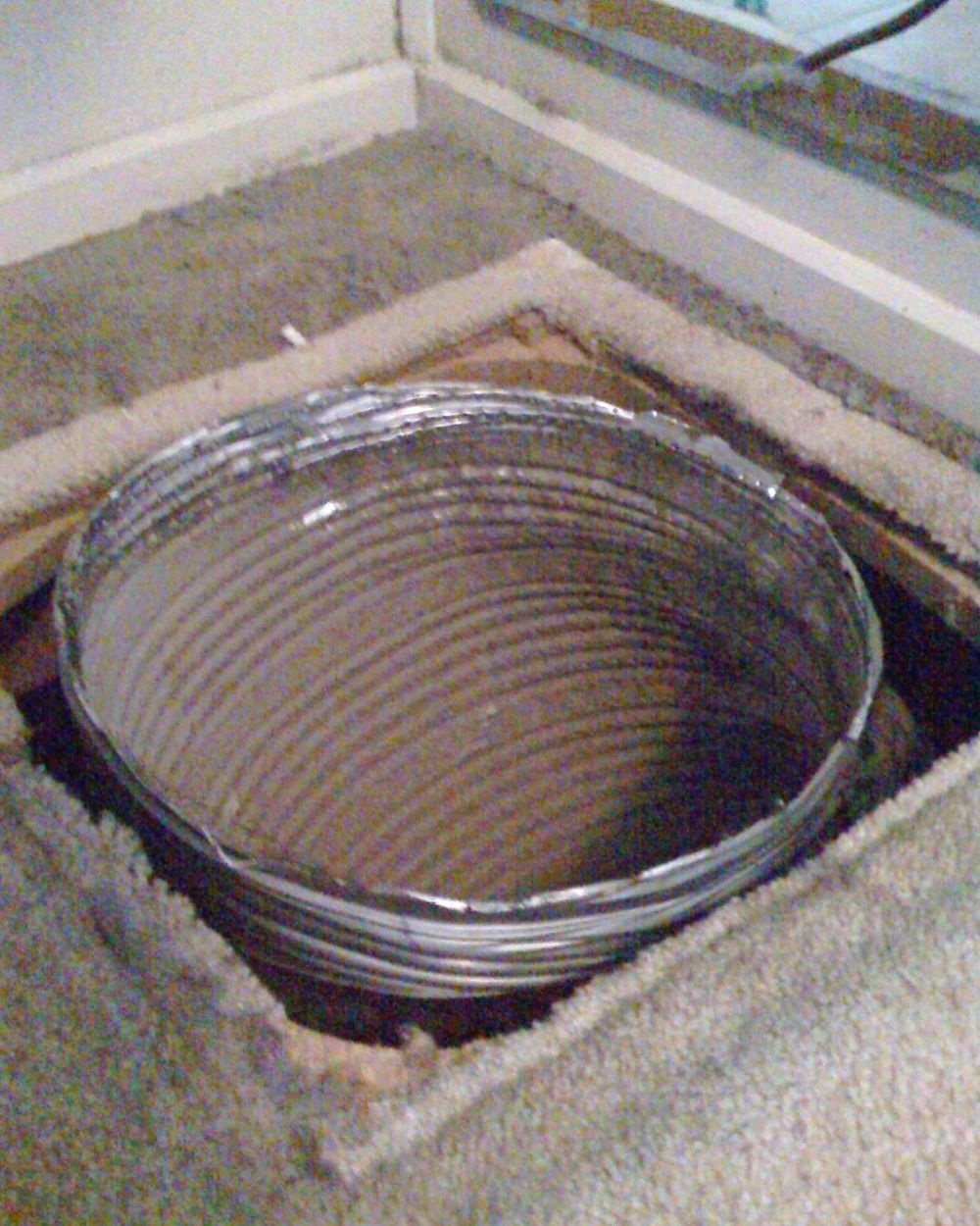 Before Cleaning Air Condition Duct - Melbourne - Airfixing Heating & Cooling