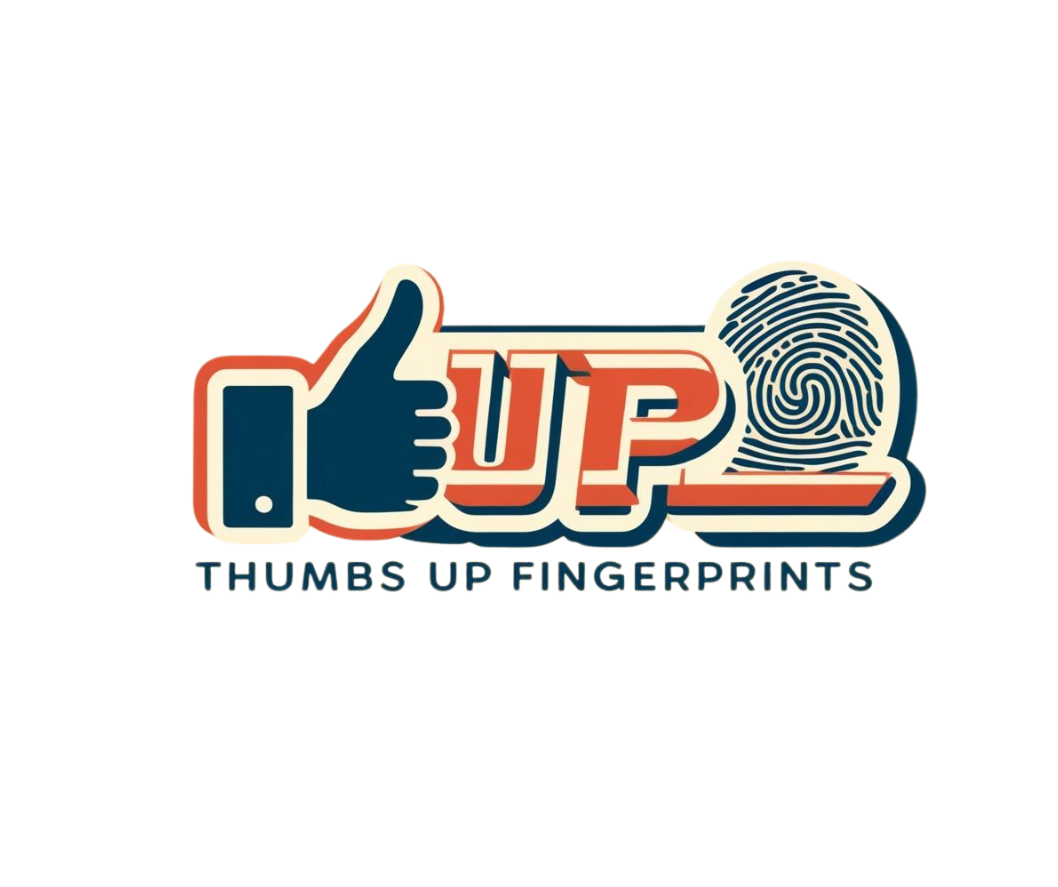 Logo with thumbs up, 