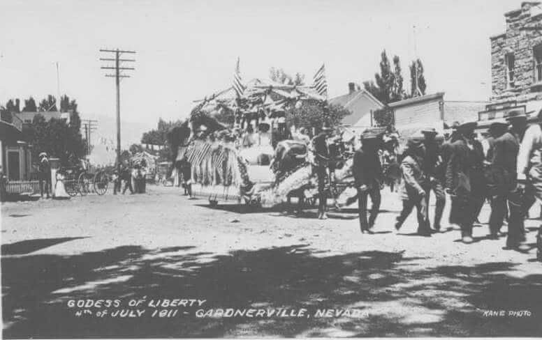 A black and white photo from gardenville nevada