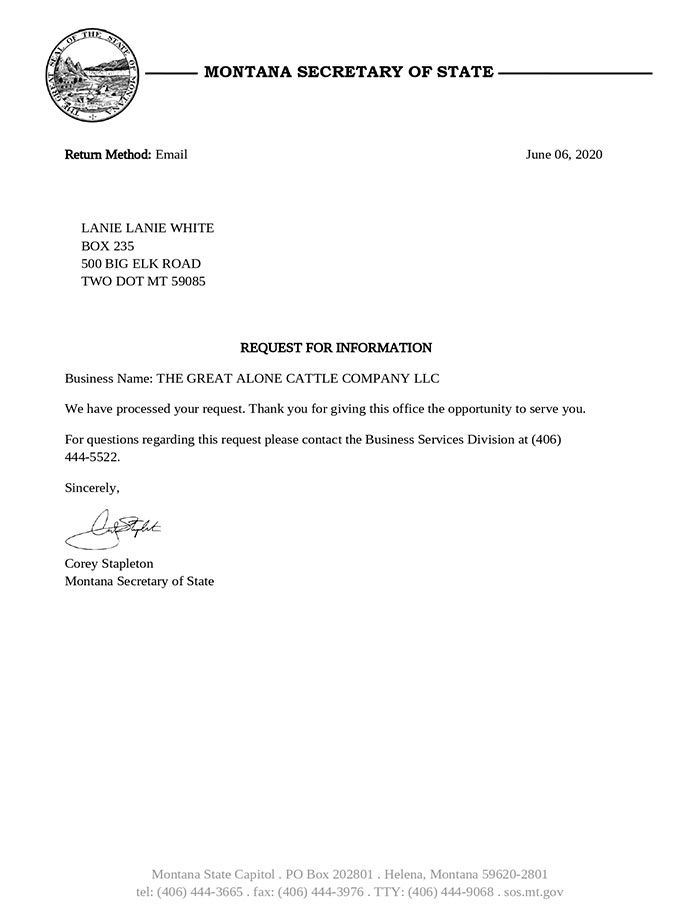 Our Certifications Cattle Ranch, Pasture Raised Beef Two Dot, MT