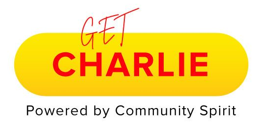 A yellow, horizontal pill-shaped logo reading 