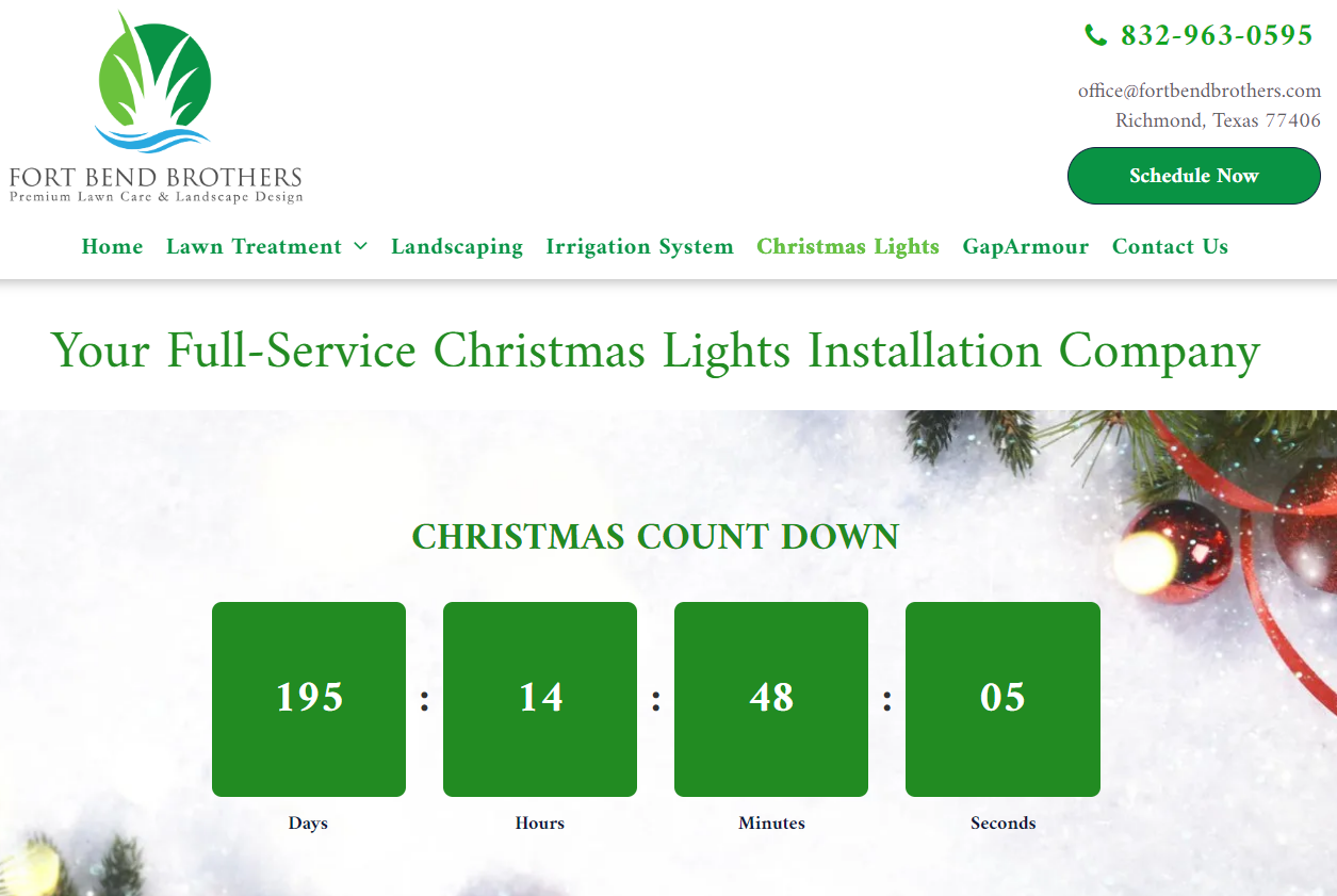 Christmas Lights Hanging Richmond, TX, Rosenberg, TX, Sugar Land, TX