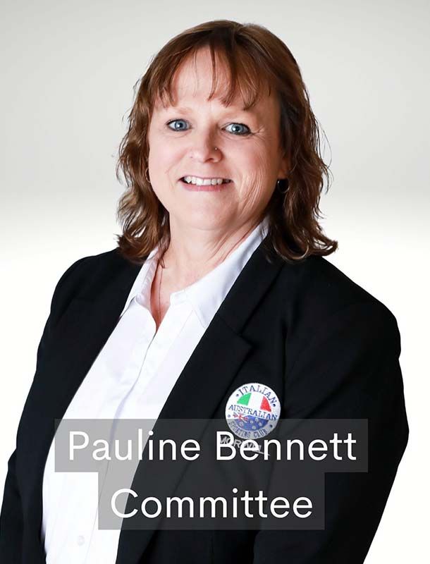 Pauline Bennett — Morwell, VIC — Italian Australian Club