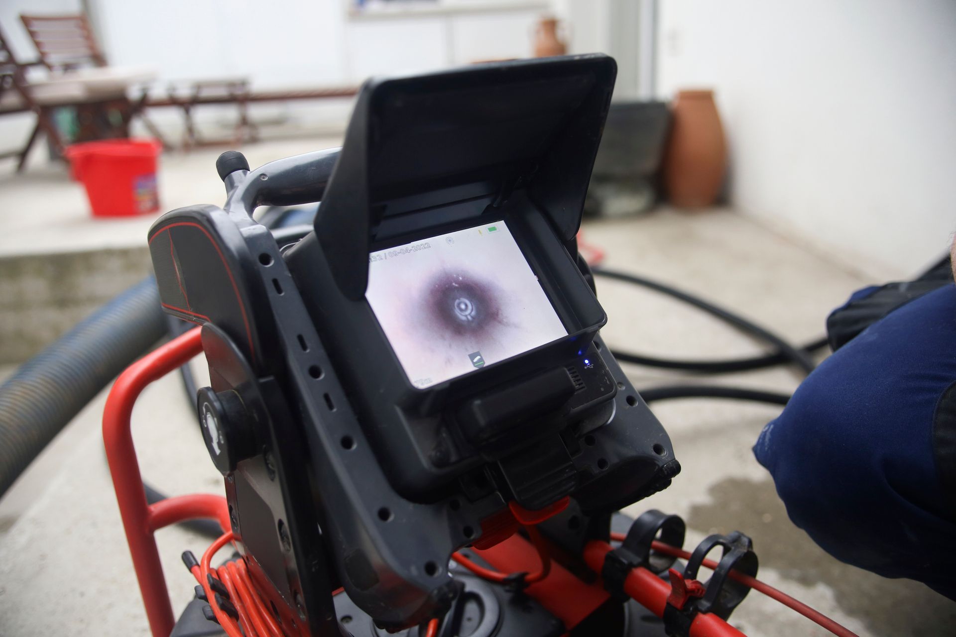 A close up of a camera with a screen on it