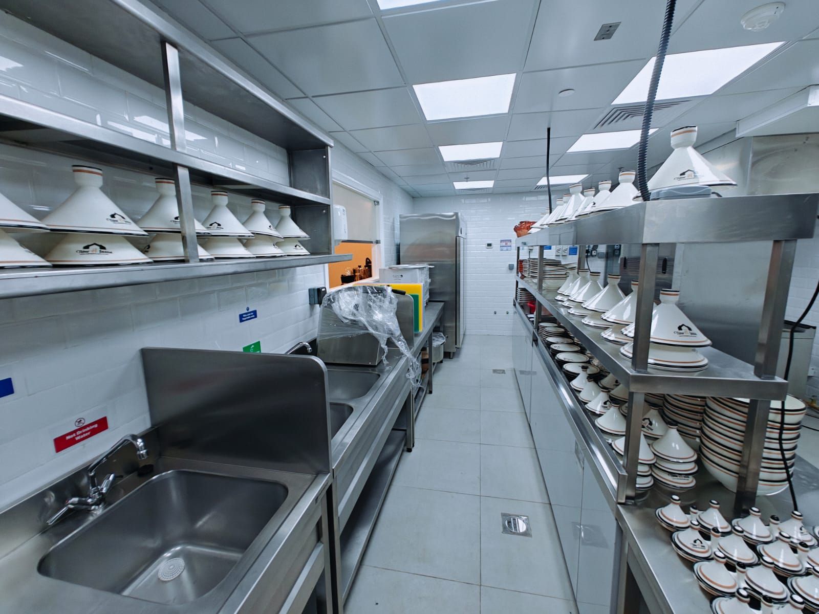 Dubai fine dinning Commercial Kitchen Design and build by Concept Art Decor