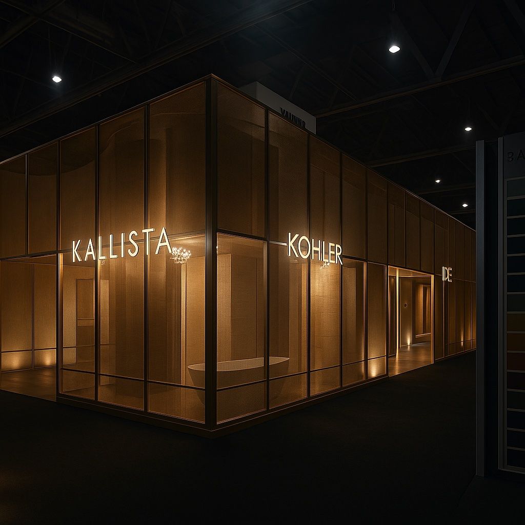 Exhibition stand design in Dubai by Concept Art Decor for Kohler at Dubai Index Week