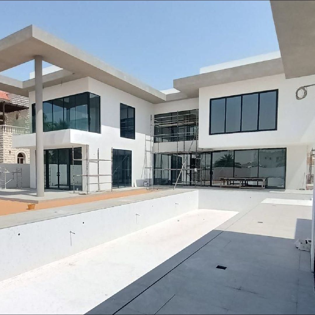Contemporary villa exterior transformation in Dubai