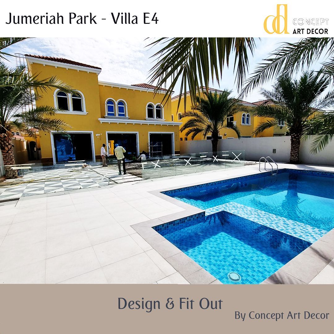 Luxury villa renovation in Dubai by Concept Decor