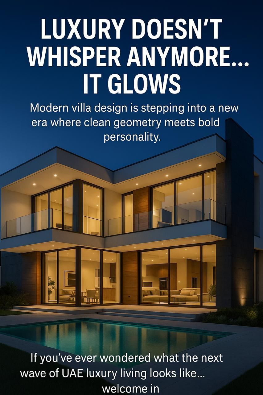 Modern luxury villa by concept-art-decor with premium decor, inspired by Dubai and UAE contemporary architecture trends.