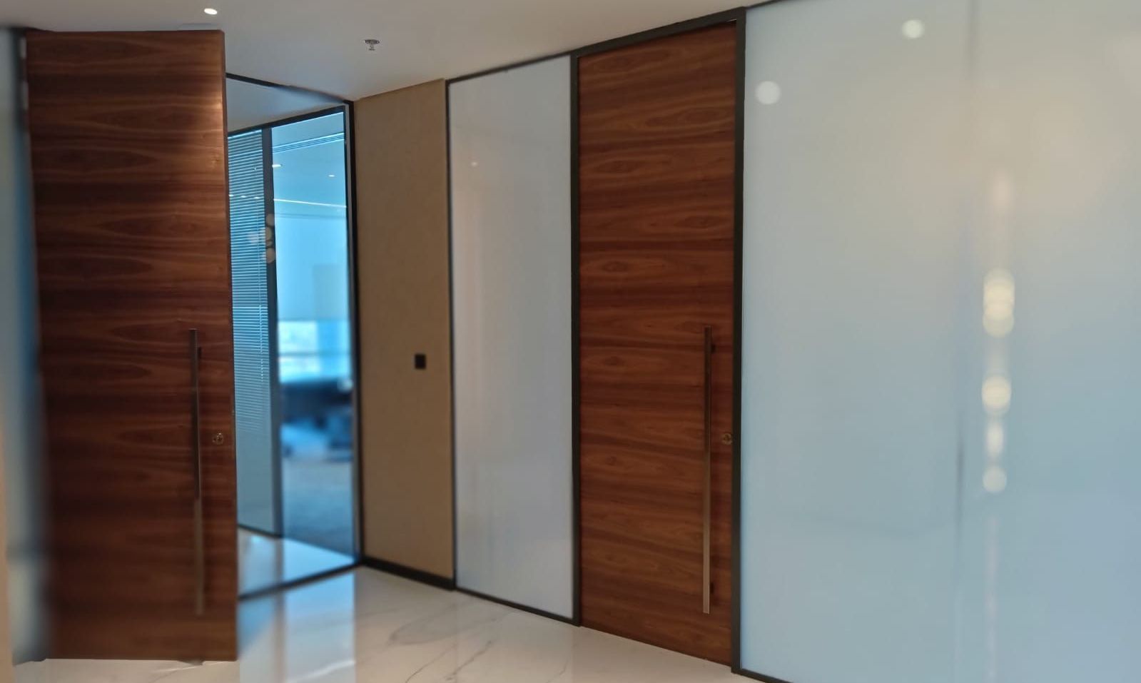 Palm Jumeriah Dubai executive office lobby area designed by Concept Art Decor.