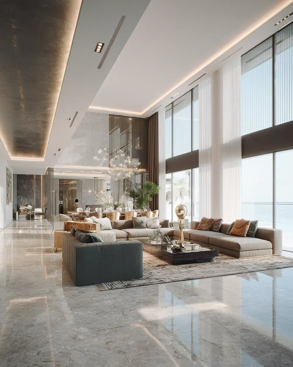 luxury villa interior design palm jumeirah dubai high end renovation finishes