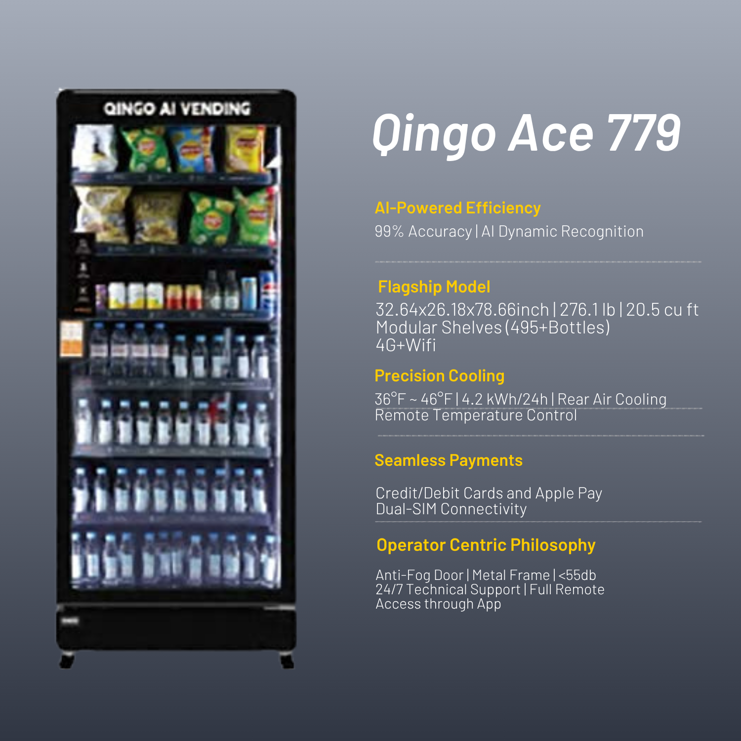 Qingo Ace AI Vending Machine