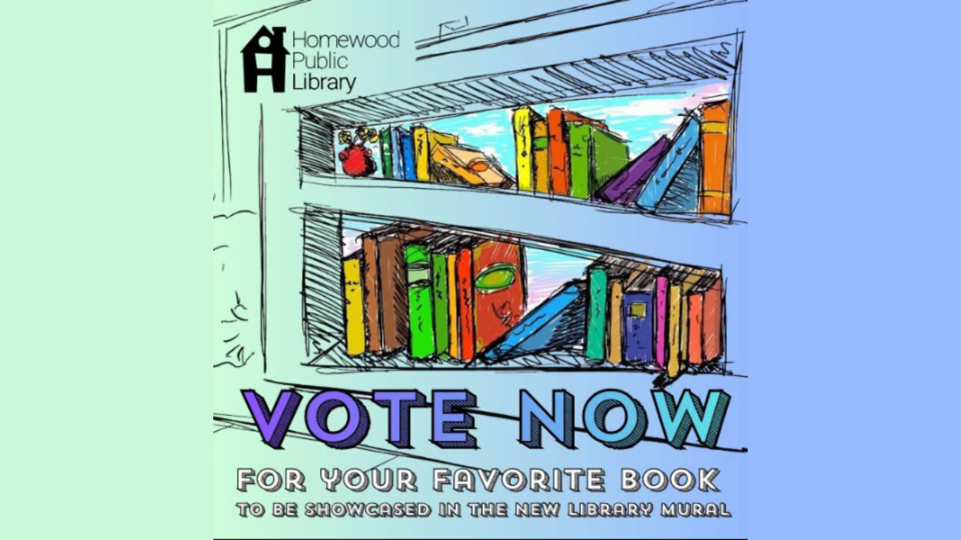 Homewood Public Library mural design