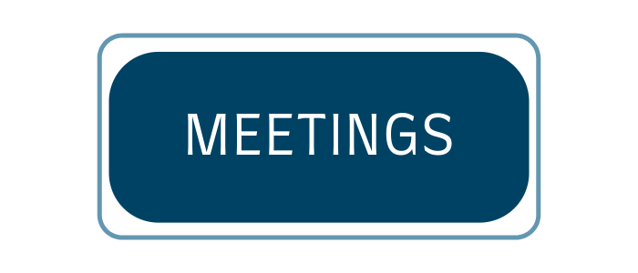 A button that says upcoming meeting schedules with a group of people in a circle.