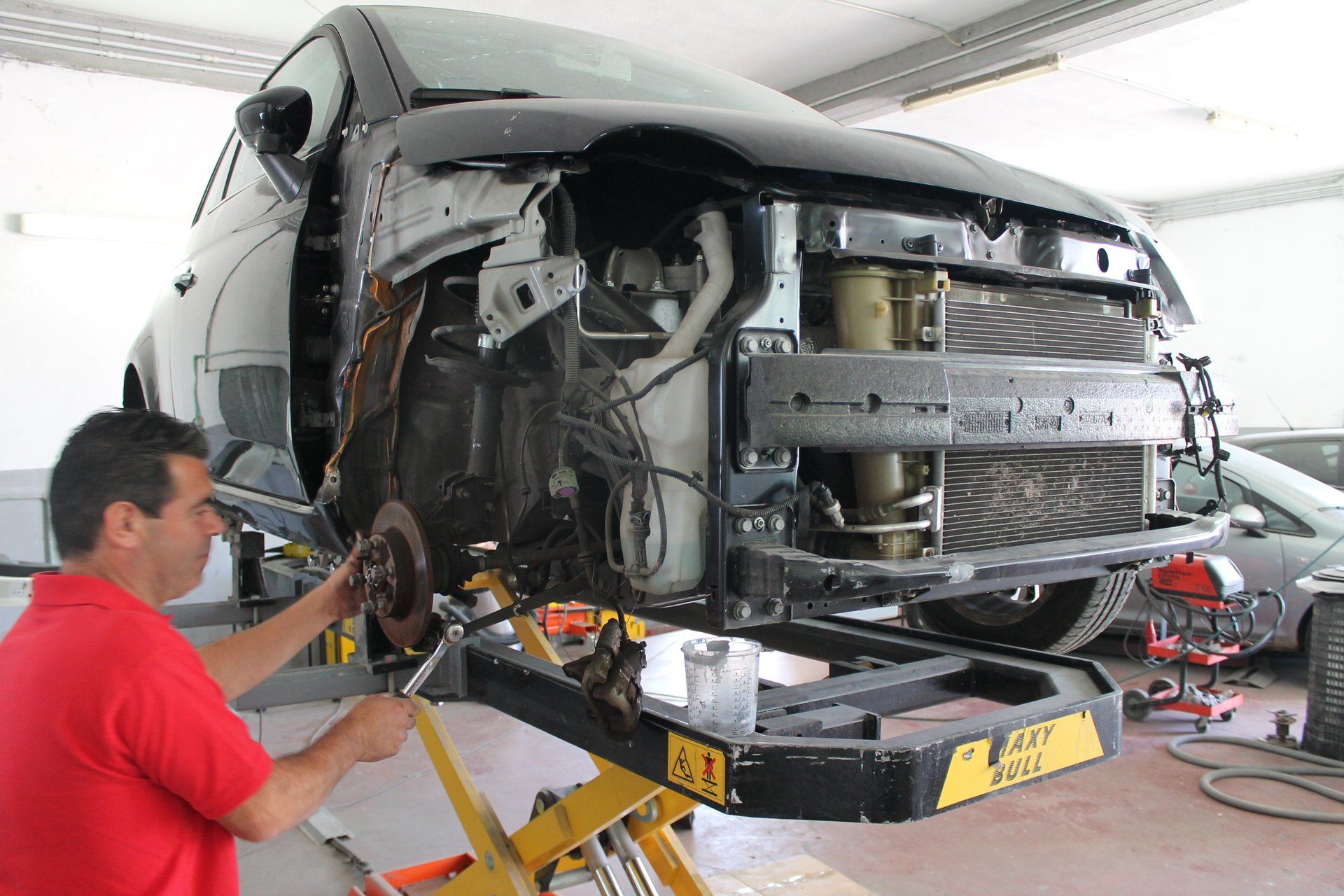 una macchina da riparare